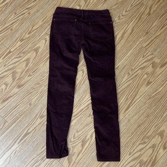 Free People straight leg pants women’s size 28 waist maroon corduroy minimalist - Picture 3 of 6